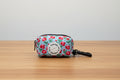 WASTE BAG HOLDER-RED FLORAL