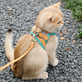 Reflective and Adjustable Cat Harness With Leash Set